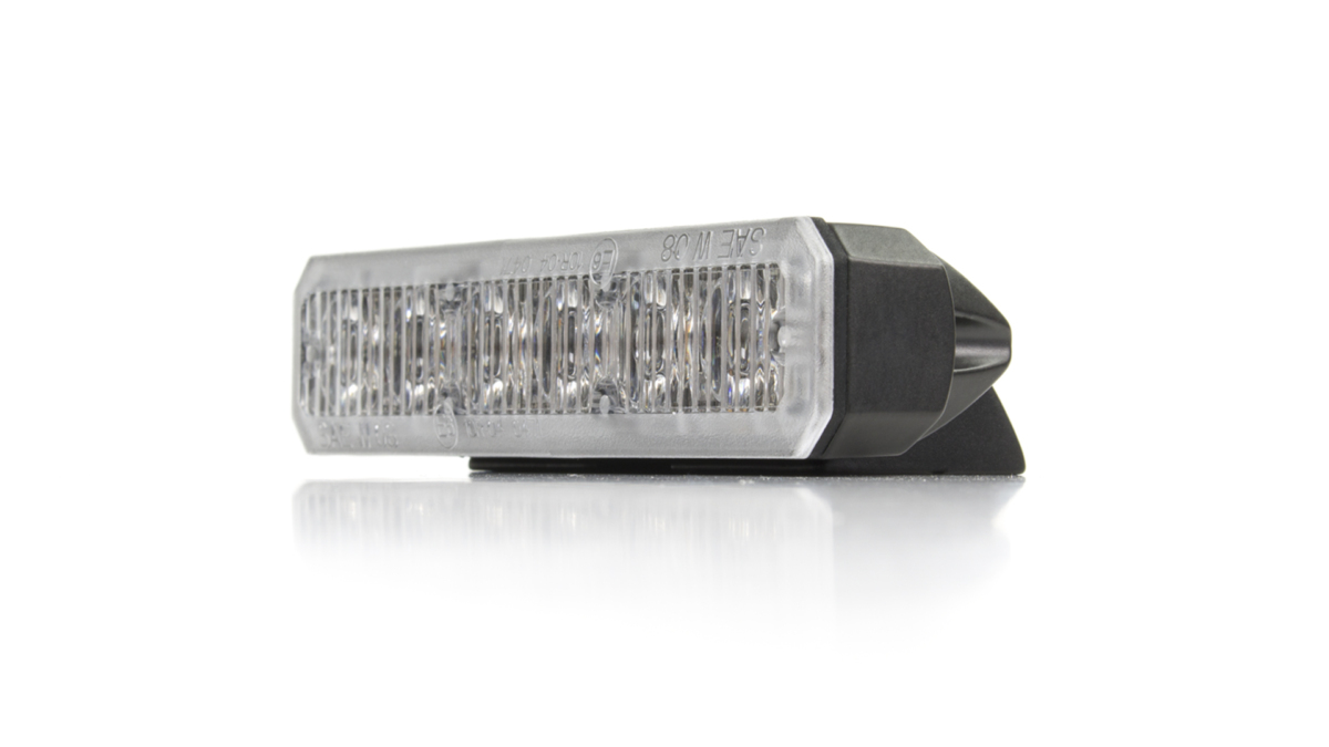 MS6 Warning Lighthead (Hood/Horizontal) - White