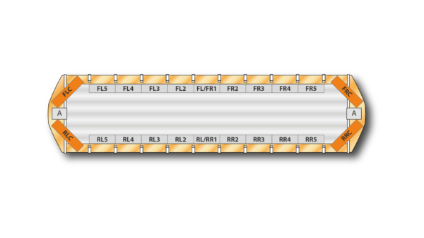 Torrent 1372mm (54") - AA (Short Lens/12VDC)