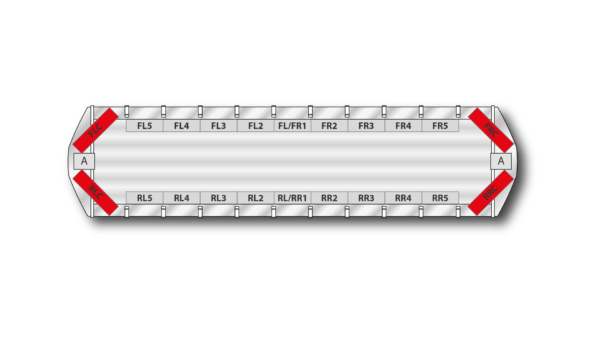 Torrent 1372mm (54") - RC (Short Lens/12VDC)