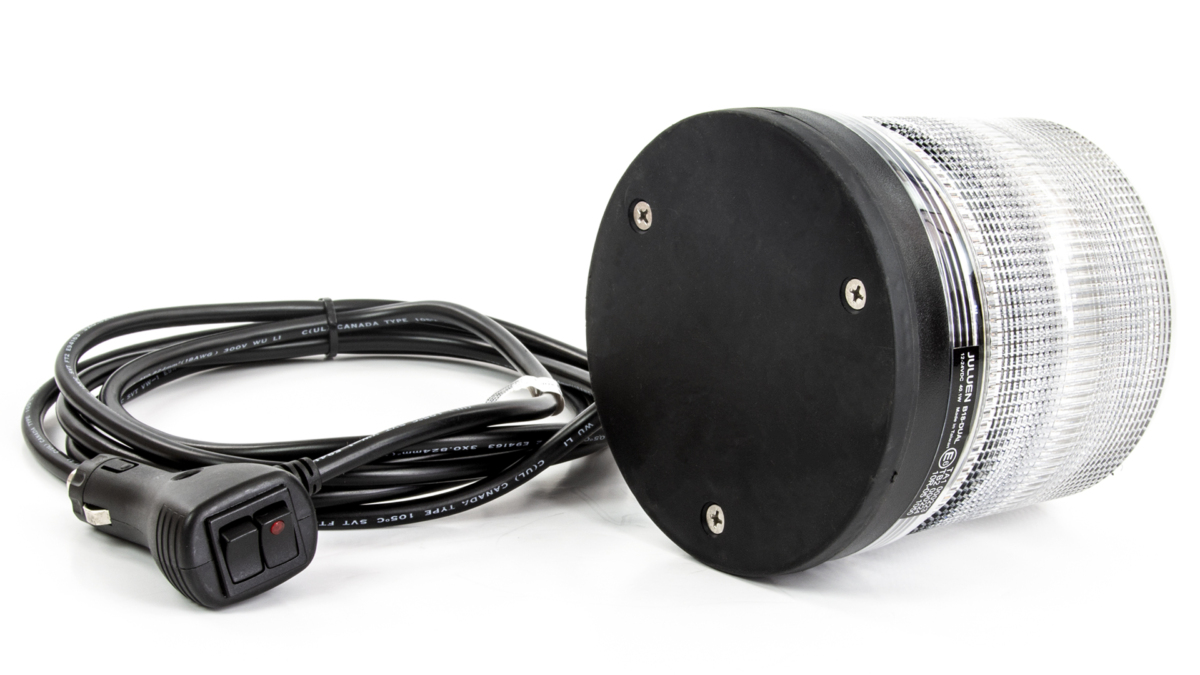 B18 Beacon - Blue/Amber (Magnetic/Power/External - Straight)