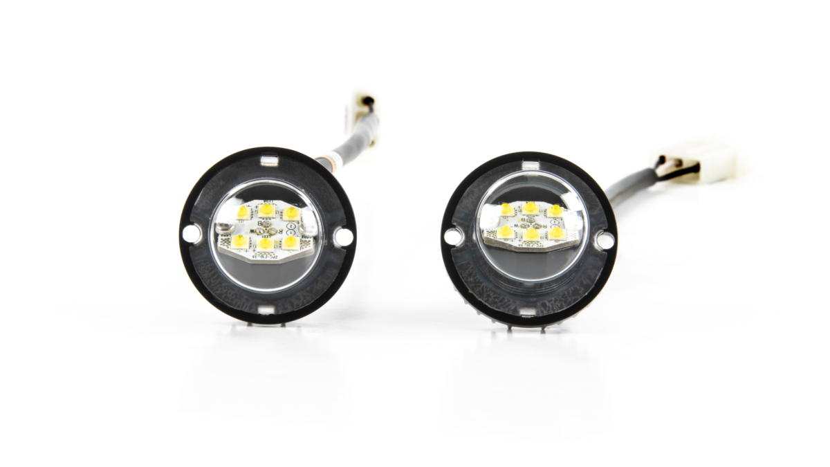 S-HAL06 Warning Lightheads x2 (Split Colour) - AA