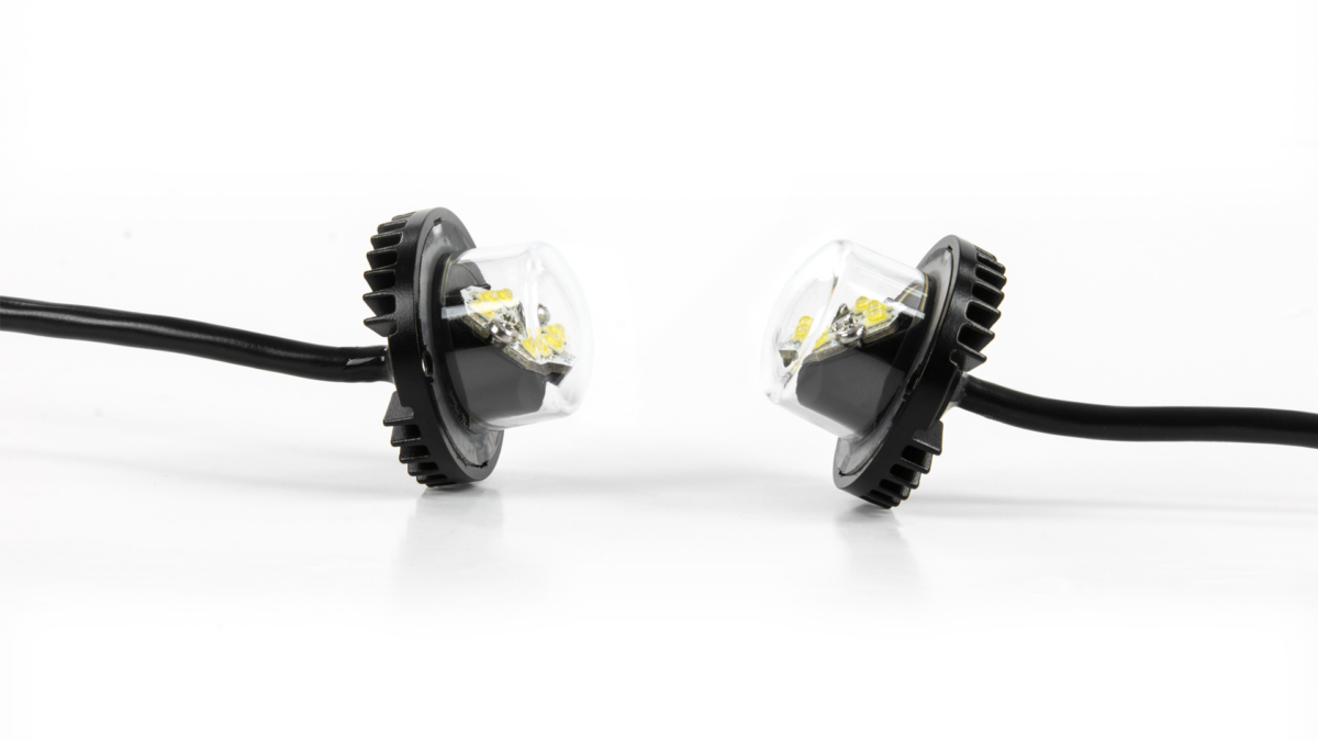S-HAL06 Warning Lightheads x2 (Split Colour) - AA