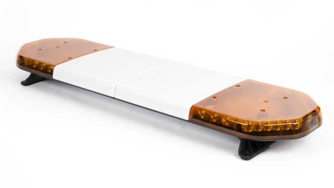 Premium LED Warnbalken Legion Fit orange, klarglas superflach, 1387mm, 5  Jahre Garantie