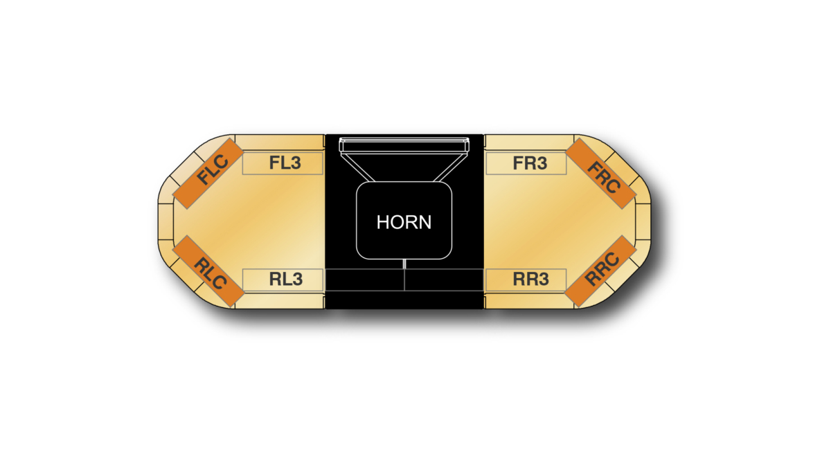 Legion FIT+ H002 Speaker 0935mm (37") - AA (12-24VDC)
