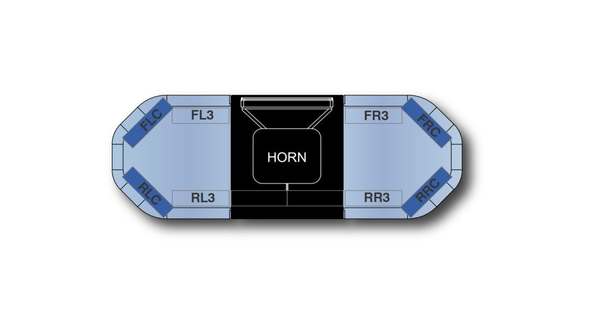 Legion FIT Cruise (H002) Speaker 0935mm (37") - BB (12-24VDC)