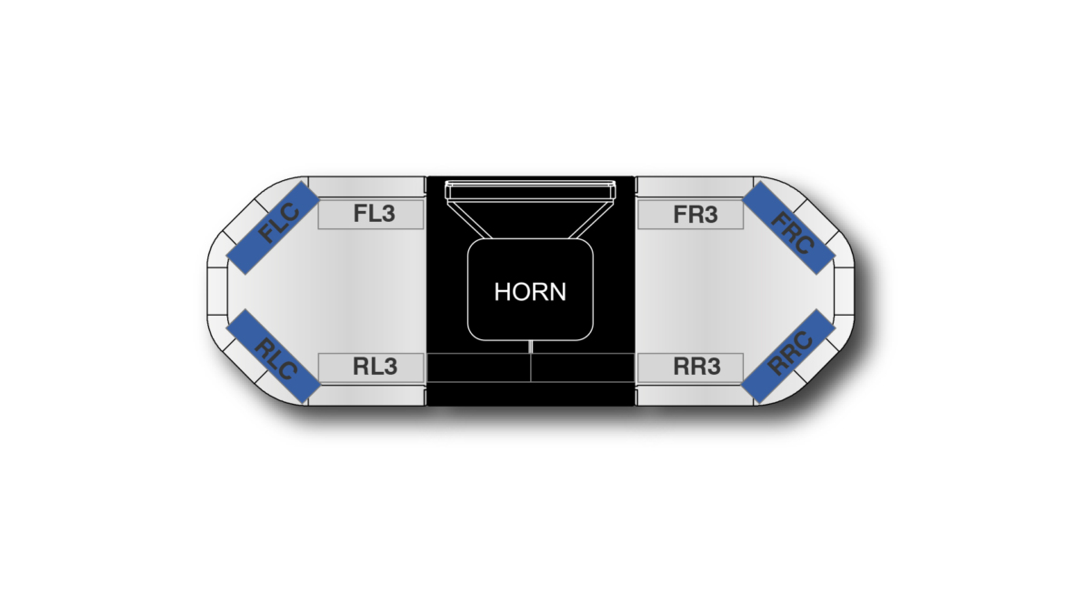Legion FIT+ H002 Speaker 0935mm (37") - BC (12-24VDC)