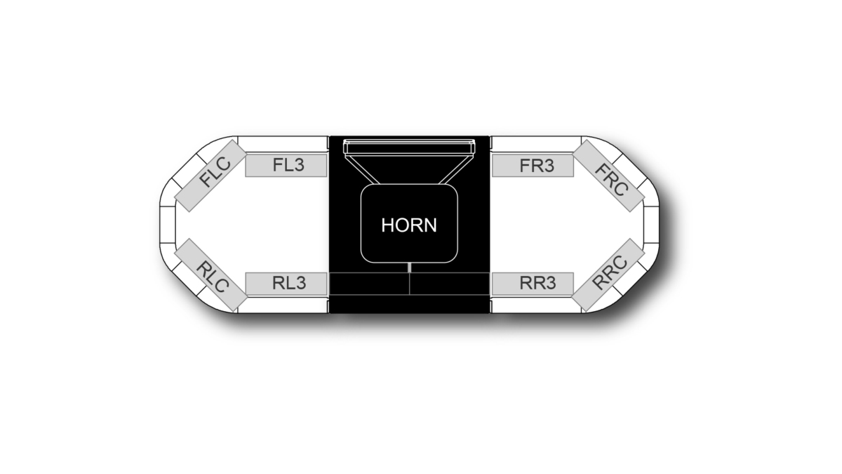 Legion FIT+ H002 Speaker 0935mm (37") - AA (12-24VDC)