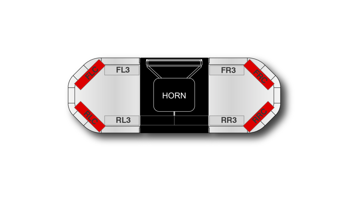 Legion FIT+ H002 Speaker 0935mm (37") - RC (12-24VDC)