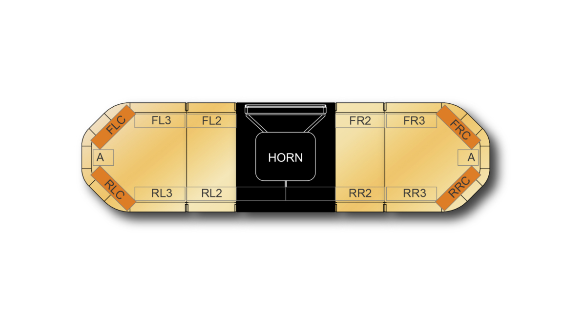 Legion FIT+ H002 Speaker 1252mm (49.5") - AA (12-24VDC)