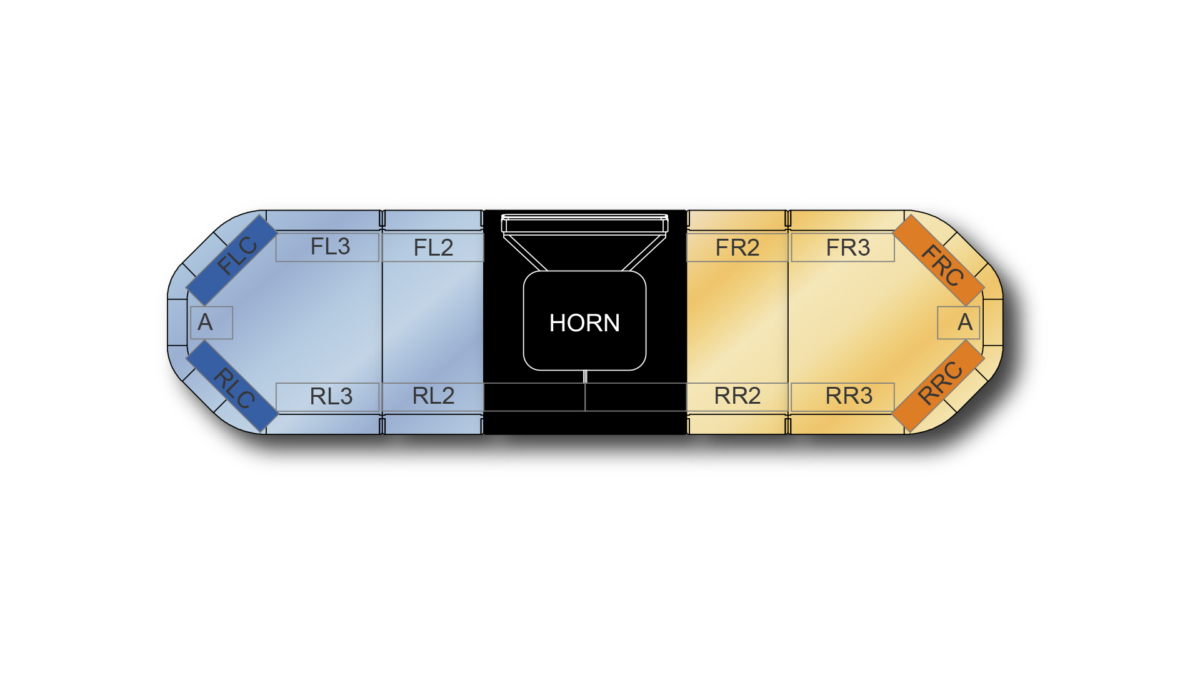 Legion FIT H002 Speaker 1252mm (49.5") - AABB (12-24VDC)
