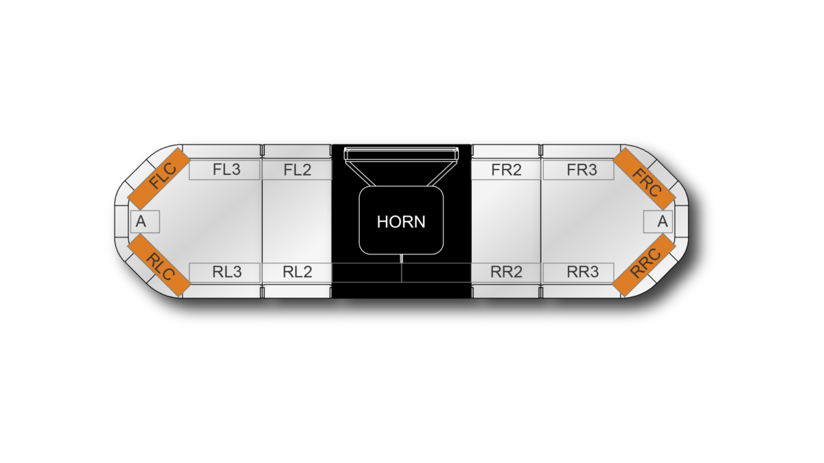 Legion FIT H002 Speaker 1252mm (49.5") - AC (12-24VDC)