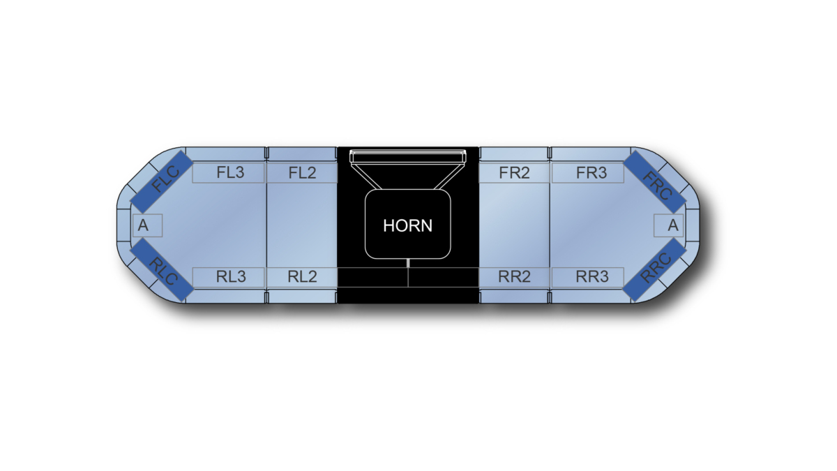 Legion FIT+ H002 Speaker 1252mm (49.5") - BB (12-24VDC)
