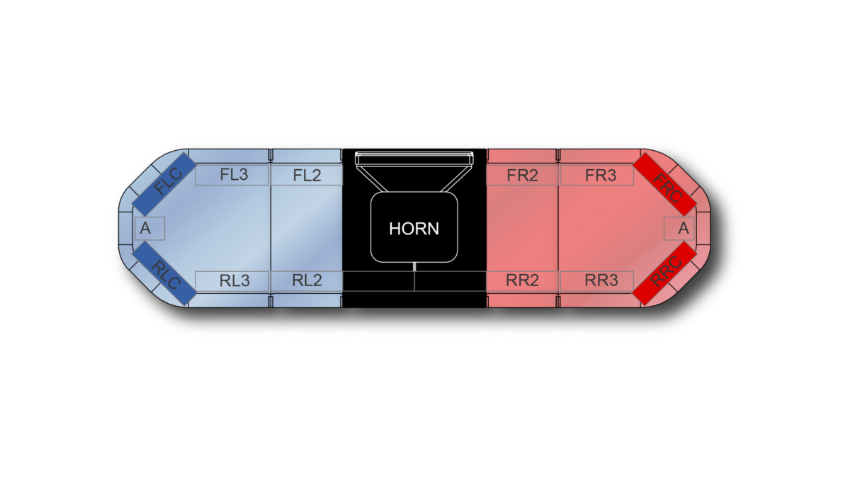 Legion FIT H002 Speaker 1252mm (49.5") - BBRR (12-24VDC)