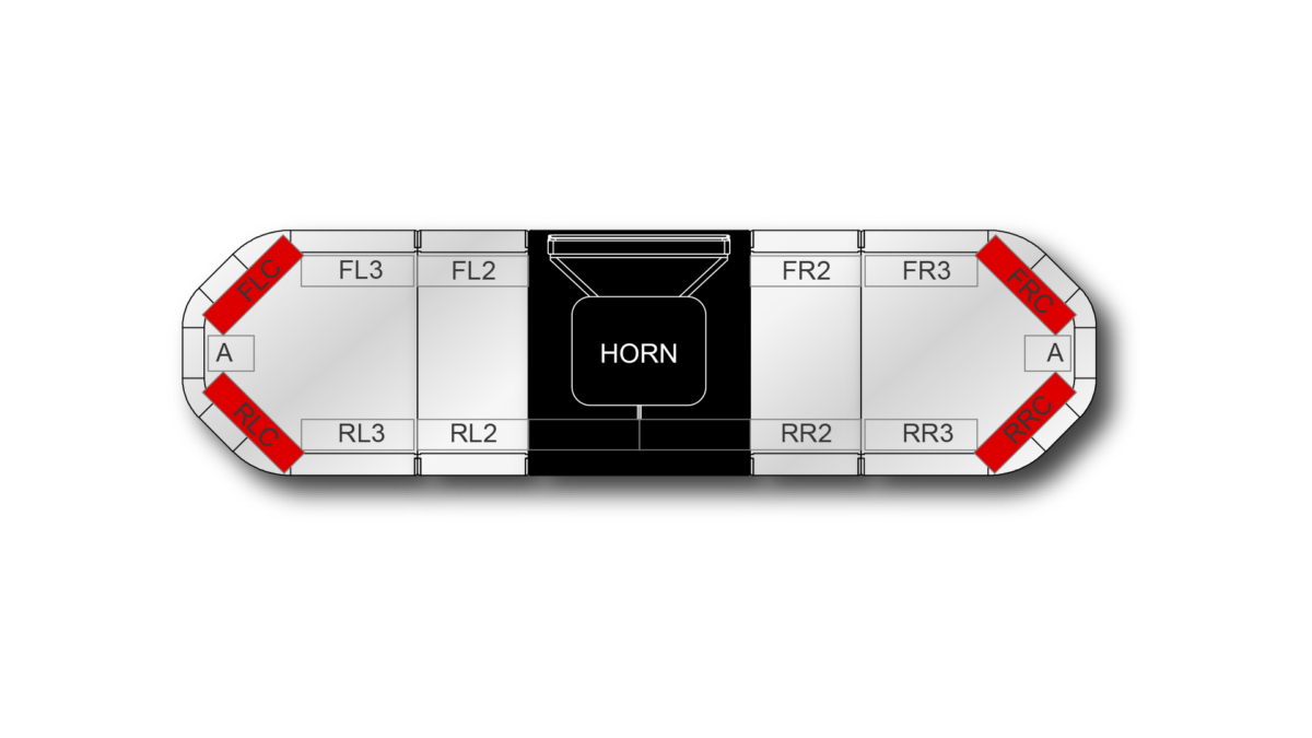 Legion FIT+ H002 Speaker 1252mm (49.5") - RC (12-24VDC)