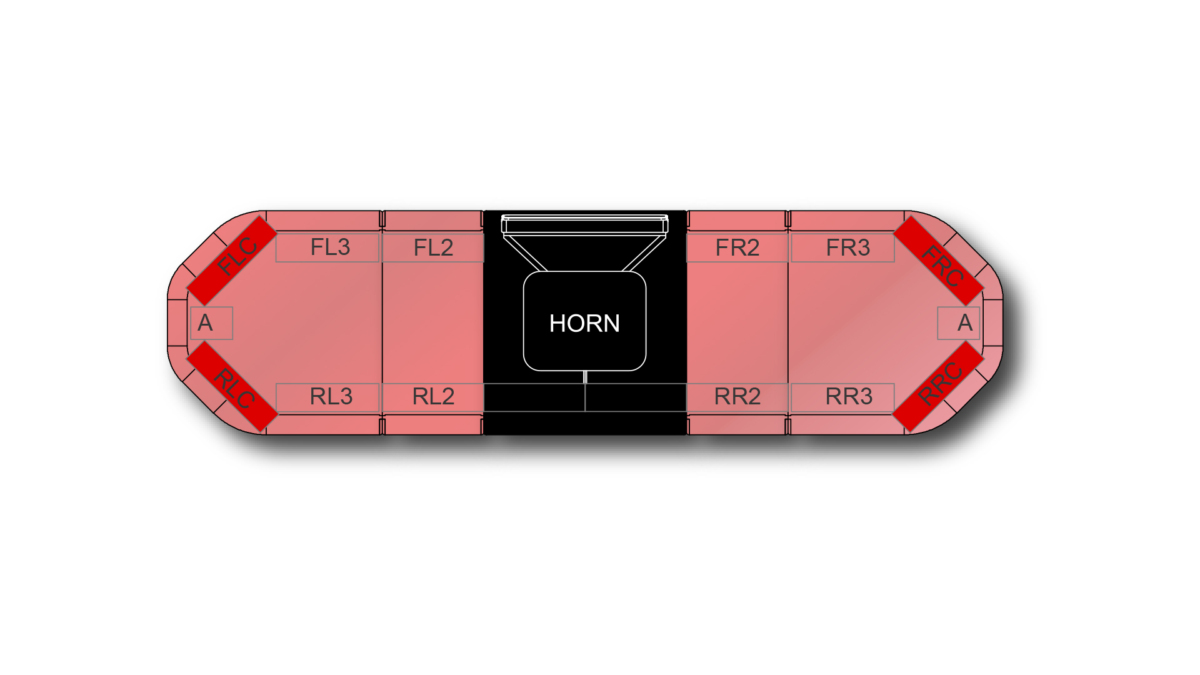 Legion FIT+ H002 Speaker 1252mm (49.5") - RR (12-24VDC)
