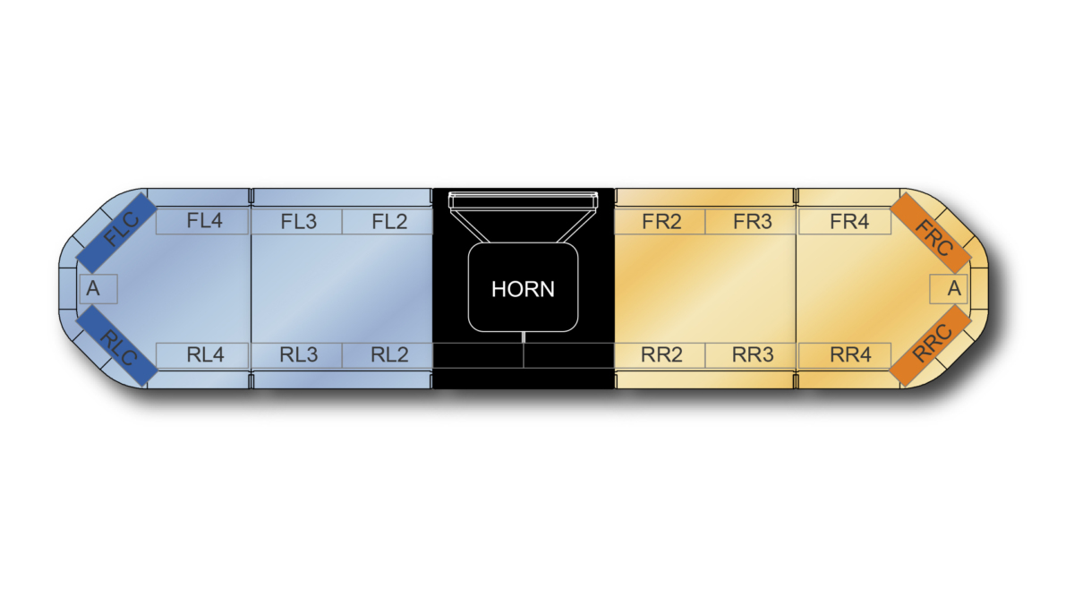 Legion FIT H002 Speaker 1537mm (60.5") - AABB (12-24VDC)