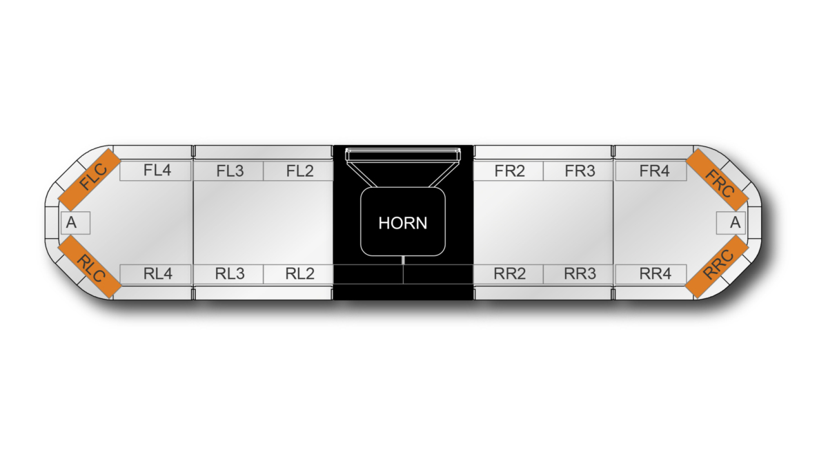 Legion FIT+ H002 Speaker 1537mm (60.5") - AC (12-24VDC)
