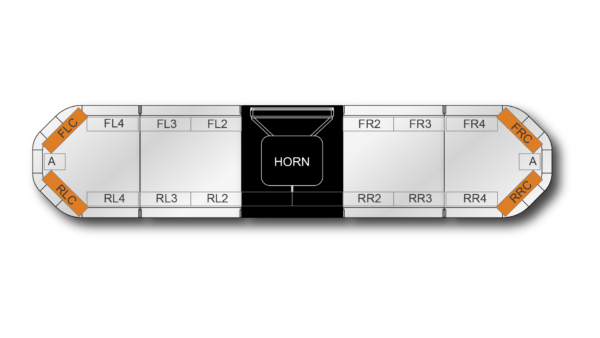 Legion FIT+ H002 Speaker 1537mm (60.5") - AC (12-24VDC)