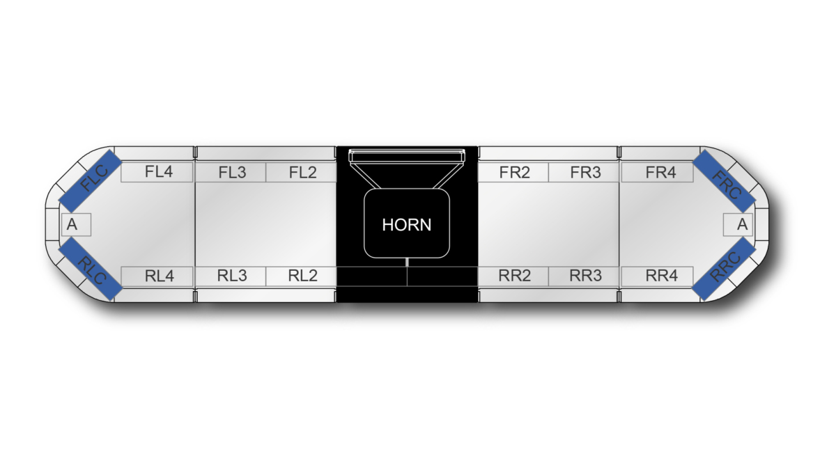 Legion FIT+ H002 Speaker 1537mm (60.5") - BC (12-24VDC)