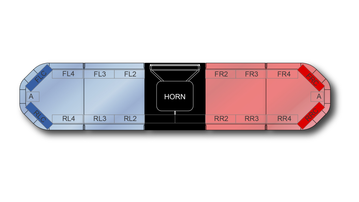 Legion FIT H002 Speaker 1537mm (60.5") - BBRR (12-24VDC)