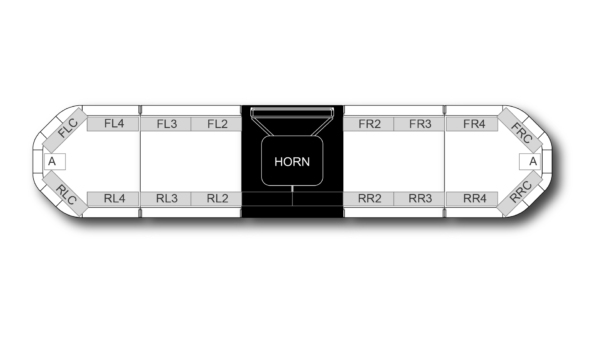 Legion FIT+ H002 Speaker 1537mm (60.5") - AC (12-24VDC)