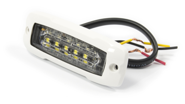 XT6 Warning Lighthead (White Bezel) - Amber