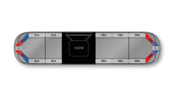 Aegis DC H002 Speaker 1366mm (54") - RBK (12VDC)