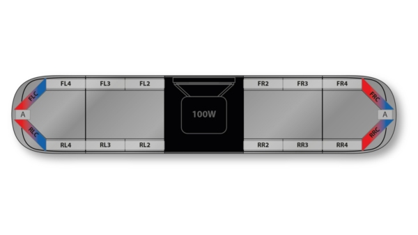 Aegis DC H002 Speaker 1522mm (60") - RBK (12VDC)