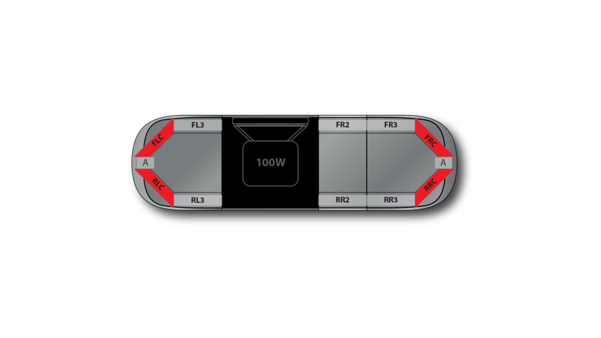 Aegis FIT+ H002 Speaker 1054mm (41.5") - RK (24VDC)