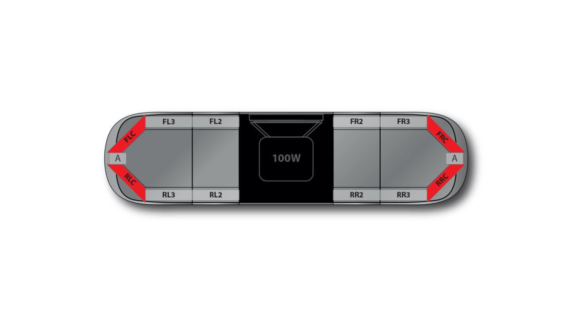 Aegis FIT+ H002 Speaker 1210mm (48") - RK (24VDC)