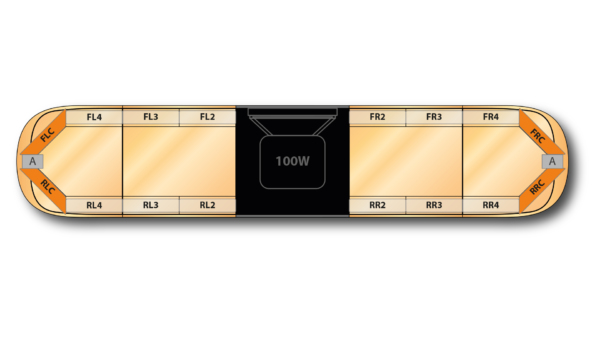 Aegis HE H002 Speaker 1522mm (60") - AA (12VDC)