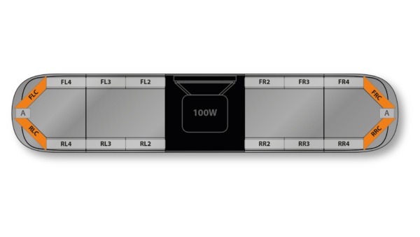 Aegis HE H002 Speaker 1522mm (60") - AK (12VDC)