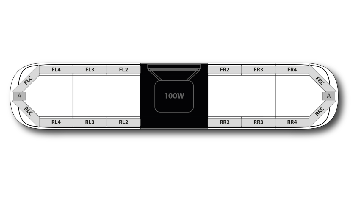 Aegis DC H002 Speaker 1522mm (60") - BAA (12VDC)