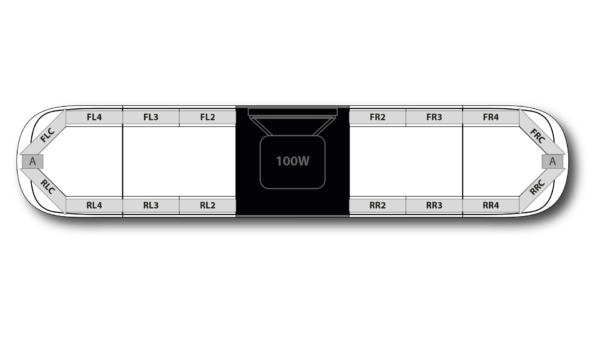Aegis FIT+ H002 Speaker 1522mm (60") - RK (12VDC)