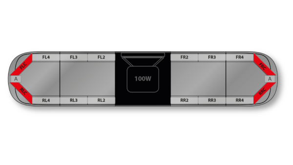 Aegis HE H002 Speaker 1522mm (60") - RK (12VDC)
