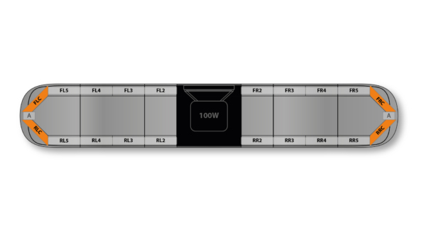 Aegis HE H002 Speaker 1834mm (72") - AK (12VDC)