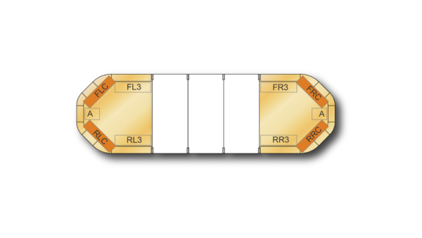 Legion FIT Illuminated Centre 1087mm (43") - AA (12VDC)