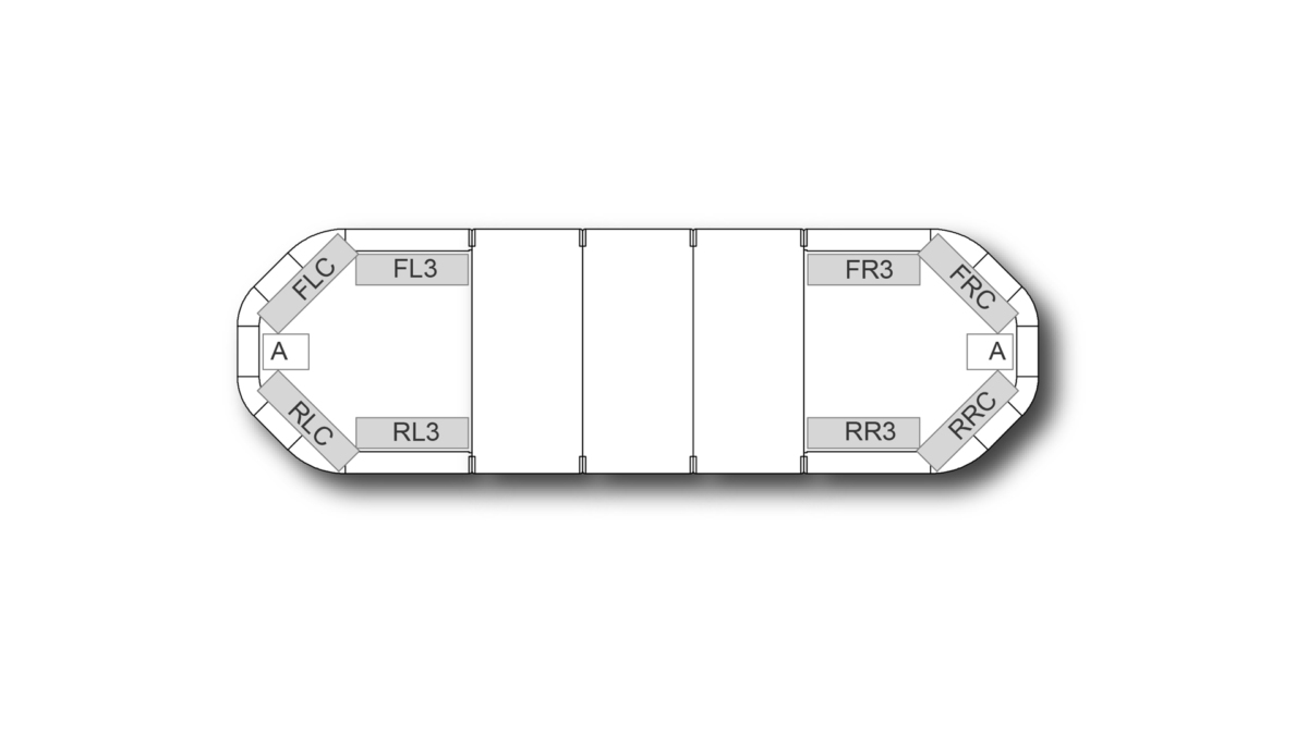 Legion FIT Illuminated Centre 1087mm (43") - AC (24VDC)