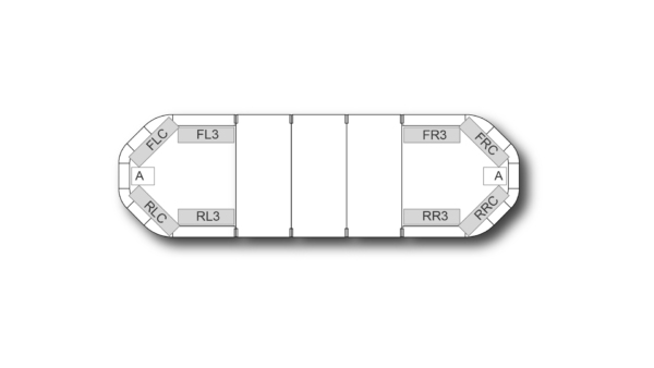 Legion FIT Illuminated Centre 1087mm (43") - AA (12VDC)