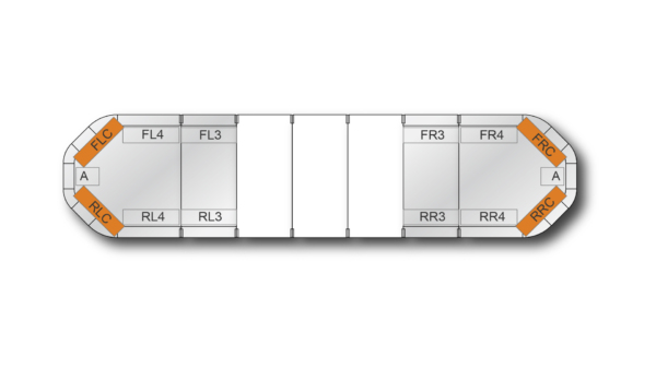 Legion FIT Illuminated Centre 1387mm (54.5") - AC (12VDC)