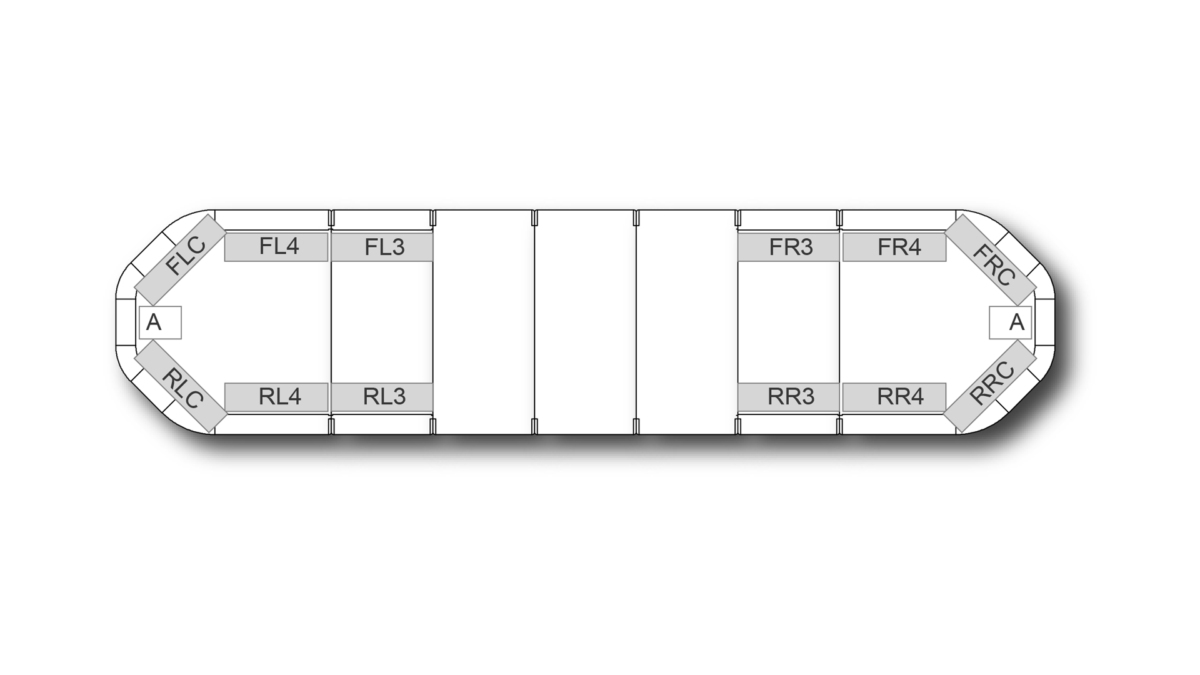 Legion FIT Illuminated Centre 1387mm (54.5") - AC (24VDC)