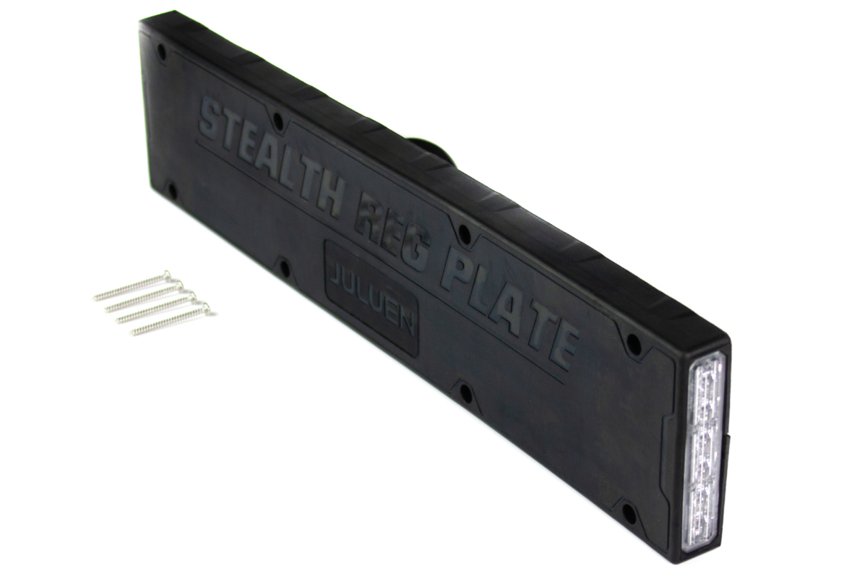 Stealth Registration Plate - Amber