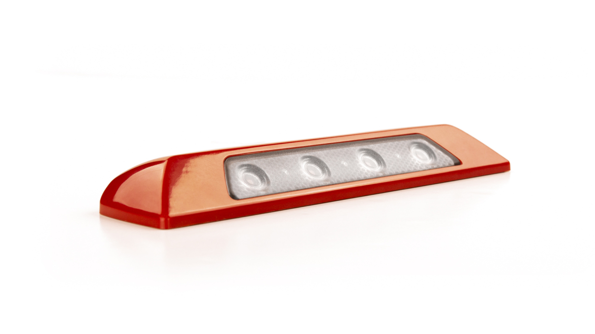 SL157 Scene Lamp - White (Red Bezel)