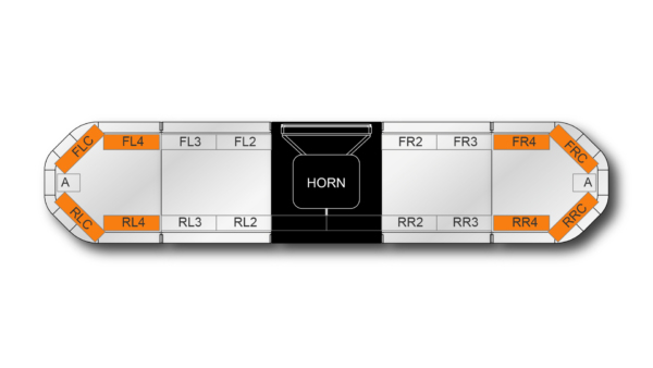 Legion HE H002 Speaker 1537mm (60.5") - AC (12VDC)