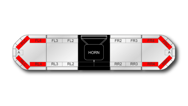 Legion HE H002 Speaker 1537mm (60.5") - RC (12VDC)