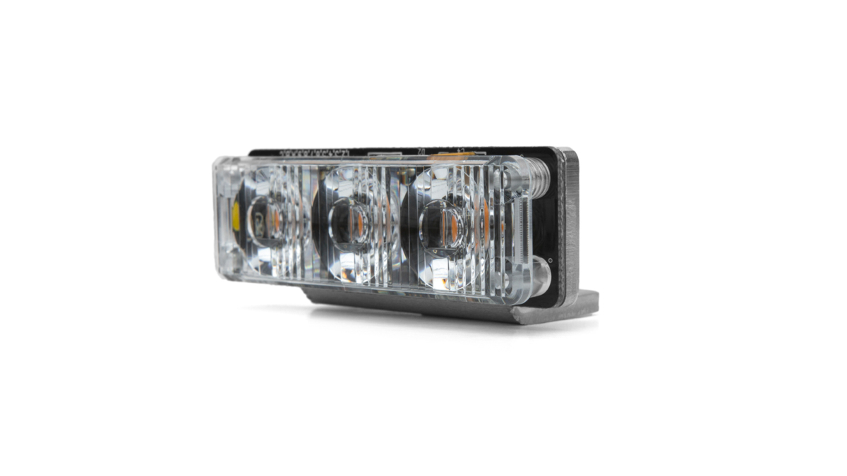 Microbar EX Lighthead 3LED TIR - Amber (12-24VDC)