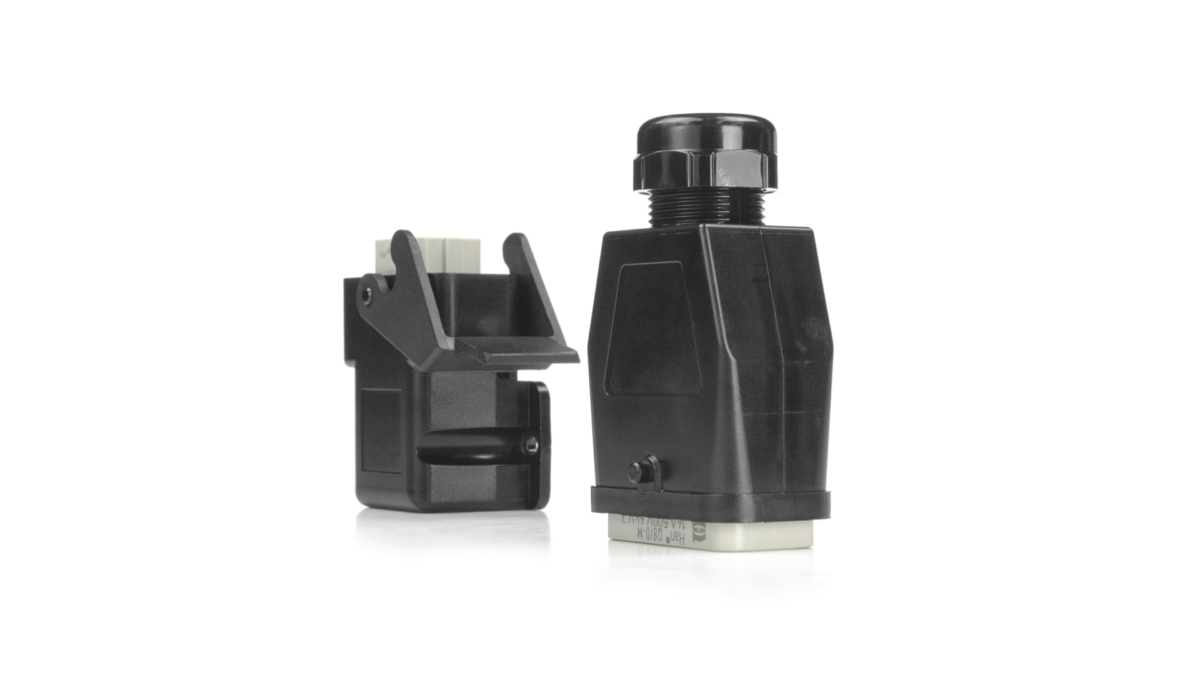 Han-Compact Roof Connector - Legion 4 Pin With Fixing Kit