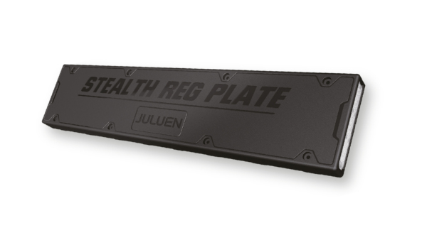 Stealth Registration Plate - Blue (Tinted)