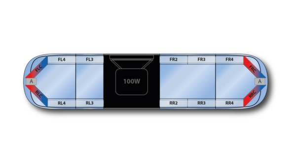 Aegis DC H002 Speaker 1366mm (54") - RBB (12VDC)