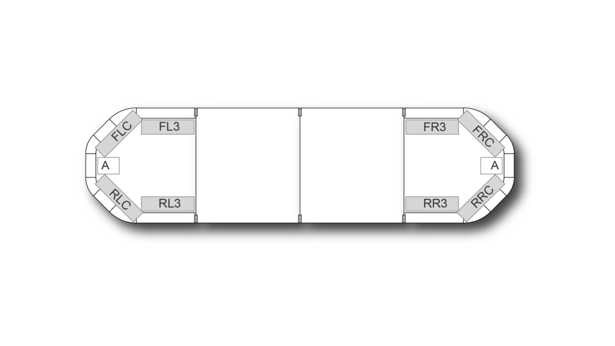 Legion FIT Illuminated Centre 1252mm (49.5") - AC (24VDC)